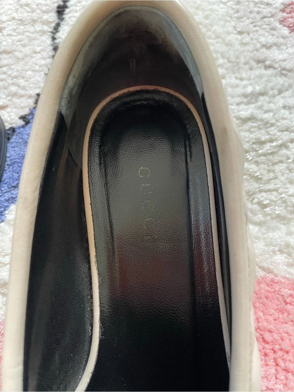 Gucci Marmont Matelasse loafers in ivory leather Women's 36 US 6